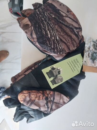 Варежки - перчатки (транформер), зимние