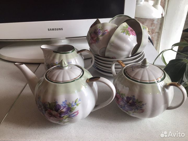 Сервис чайный,новый, Дулево,раритет