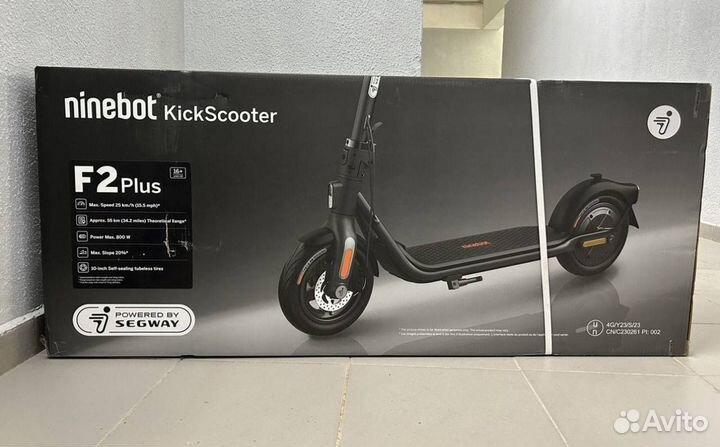 Электросамокат ninebot kickscooter f2 plus