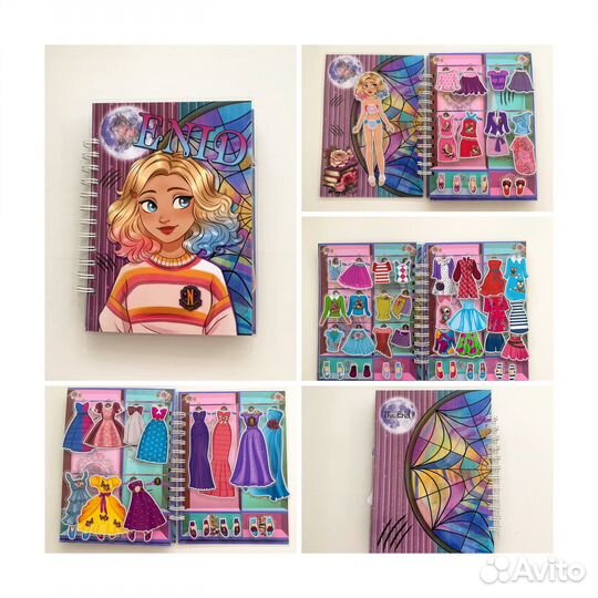 Альбом на липучках Уэнсдэй & Энид (Wednesday)