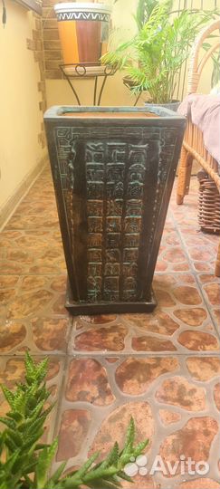 Кашпо керамическое в азиатском стиле