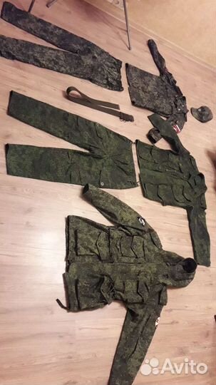 Военная форма пиксель и перчатки