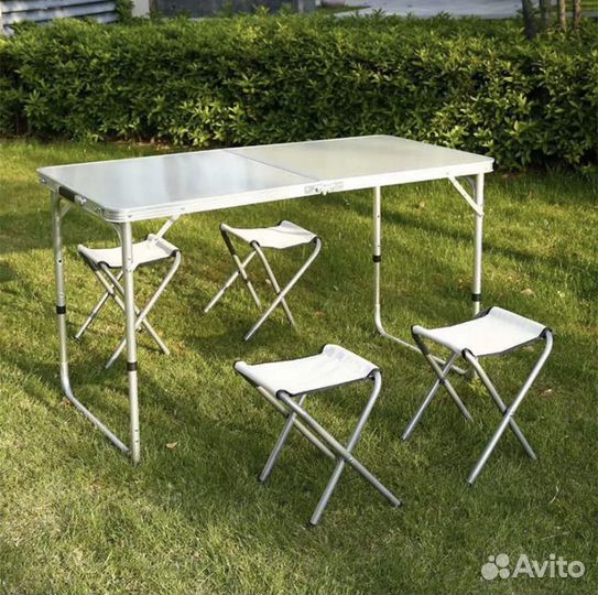Стол для туризма с табуретками