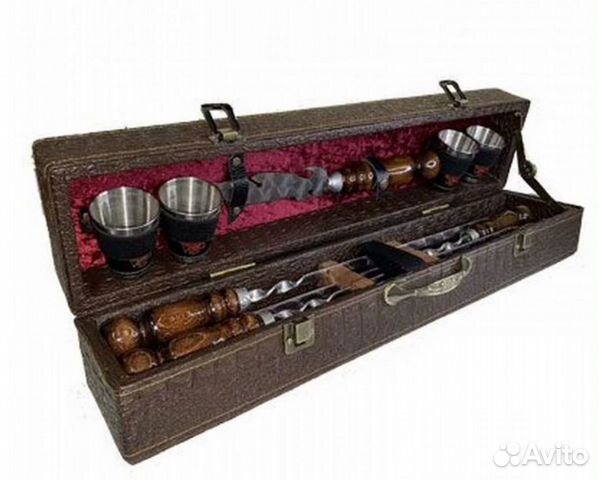Шашлычный набор в чемодане 