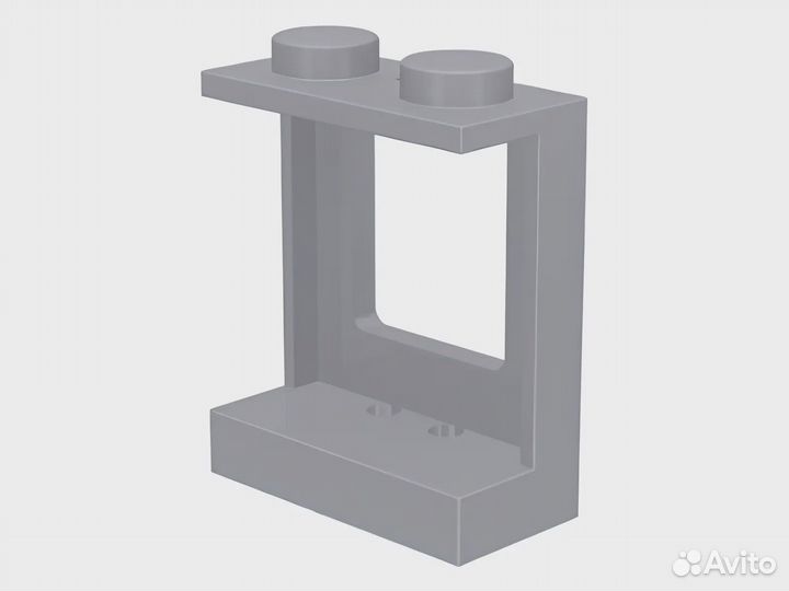 Деталь Lego 2377 Light Bluish Gray N