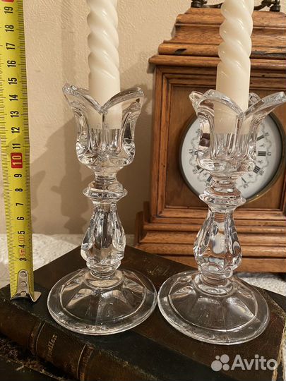 Подсвечники хрустальные. Германия