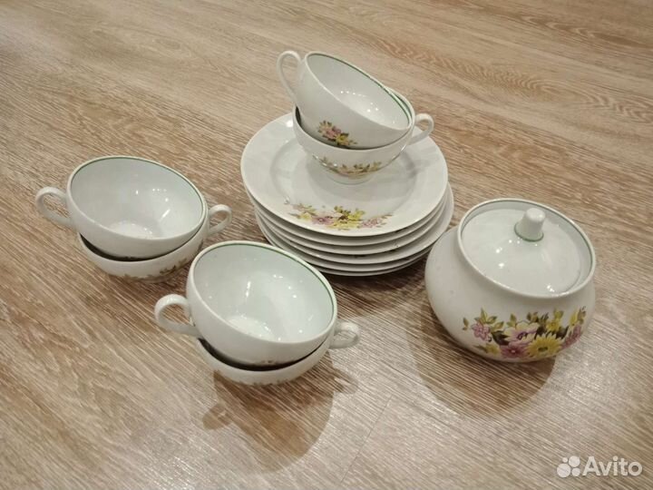 Чайный сервиз СССР Дулево