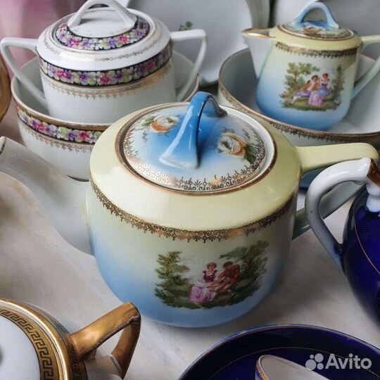 Чайная пары, молочник Гарднер, Кузнецов