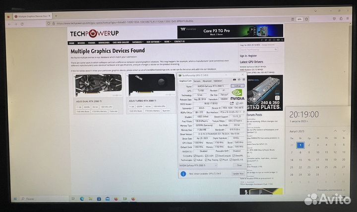 Видеокарта asus GeForce RTX 2080 Ti turbo