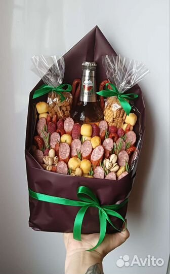 Мужские съедобные букеты