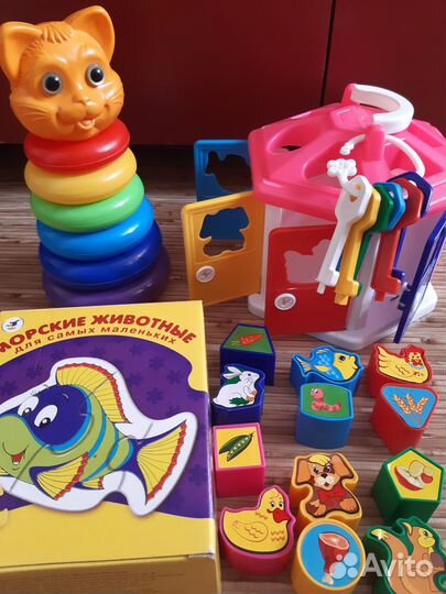 Игрушки пакетом от 0до 3лет (3игры)