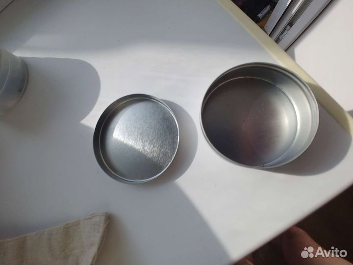 Жестяные баночки для мелочи