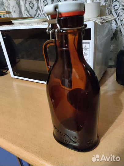 Бутылка под вино, пиво емкость 1 литр