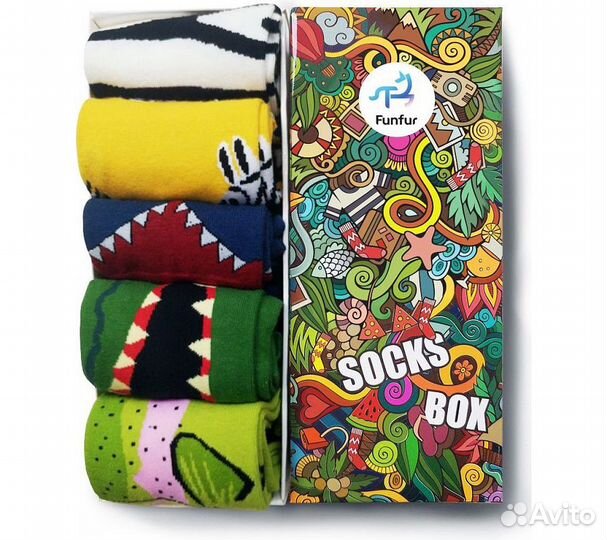 Носки Funfur Zoo в наборе 5 пар