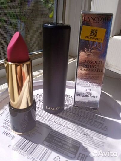 Помада для губ Lancôme. Перламутр и матт