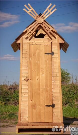 Дачный туалет с установкой