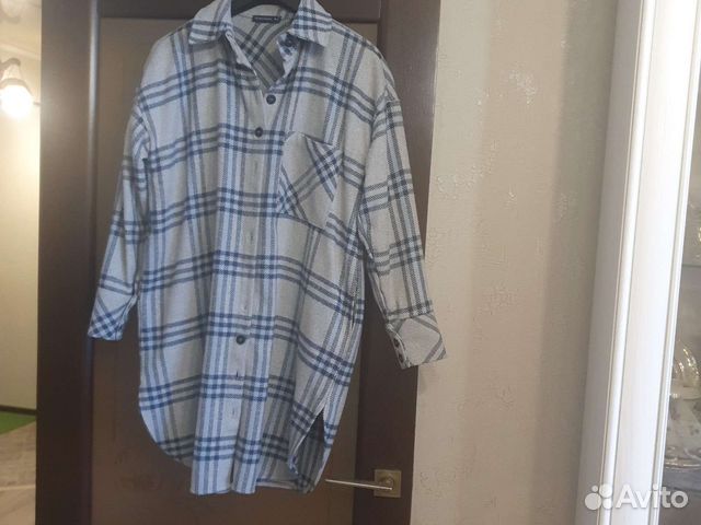 Рубашка пальто женская