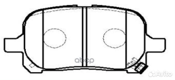 Ckt-3 колодки тормозные дисковые перед CTR 810