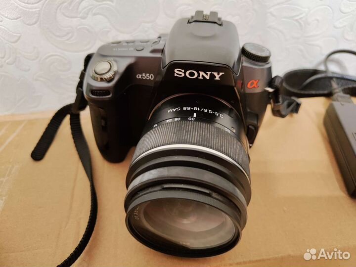 Зеркальный фотоаппарат sony a550