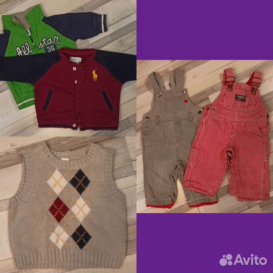 Пакет одежды 3-6мес (55вещей)