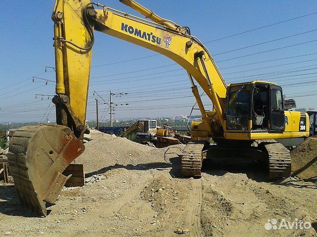 Услуги экскаватора komatsu PC300, Аренда