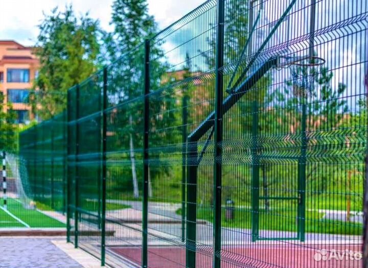 Забор из 3Д сетки под ключ