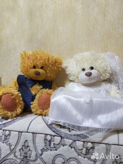 Прокат. Мишки Жениха и Невесты, украшение на машин