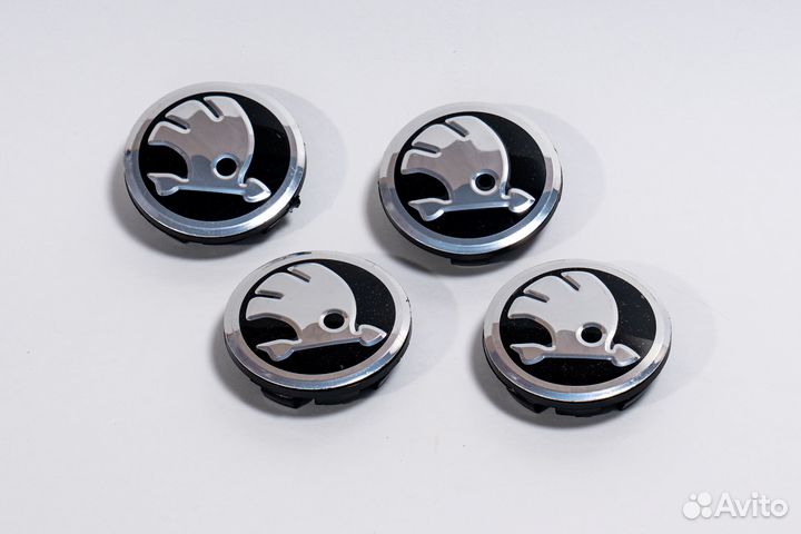 Колпачки ступицы Шкода 65 мм комплект