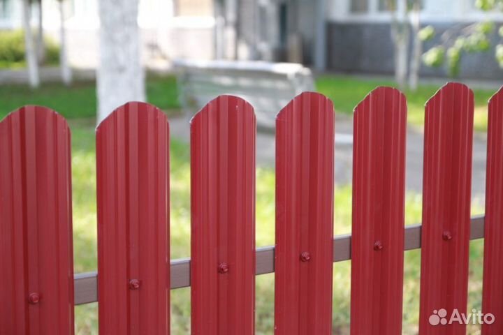 Штакетник металлический с производства