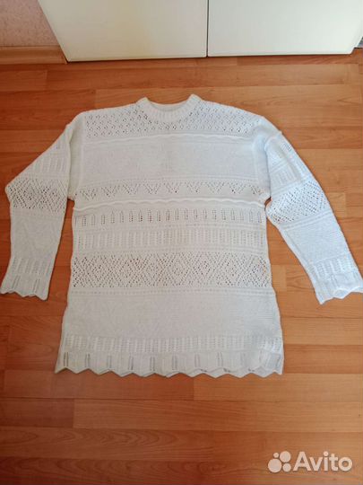 Ажурный свитер