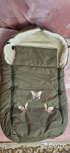 Конверт тёплый с подкладкой из овчины