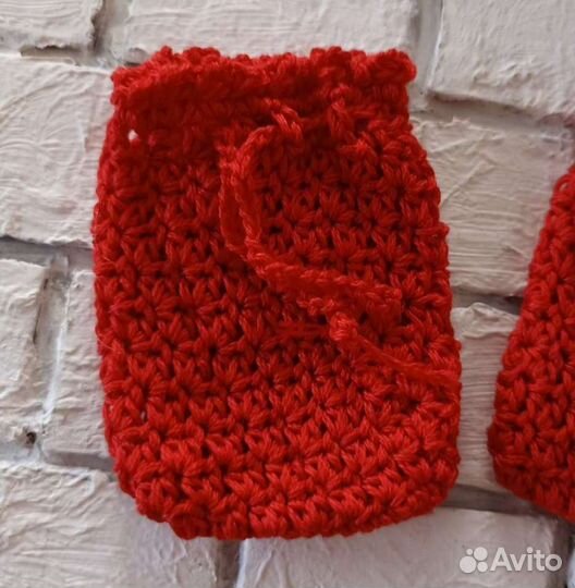 Мешочек вязаный