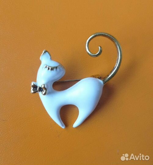Брошь Кошка. Новая