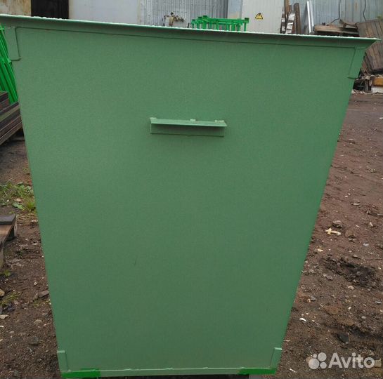 Мусорный бак металлический 1 м3