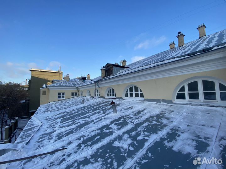 Очистка кровли от снега