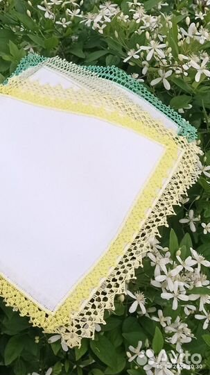 Кружево, салфетка, ручная работа
