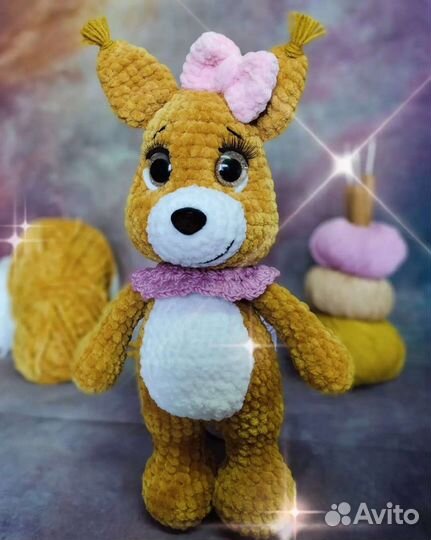 Белочка мягкая игрушка