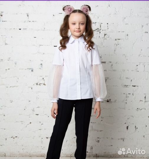 Блузка на девочку 128
