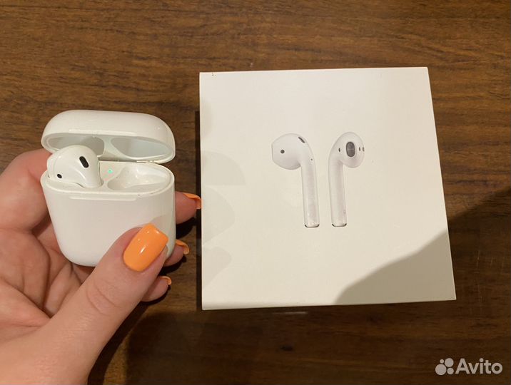 Беспроводные наушники apple airpods 2