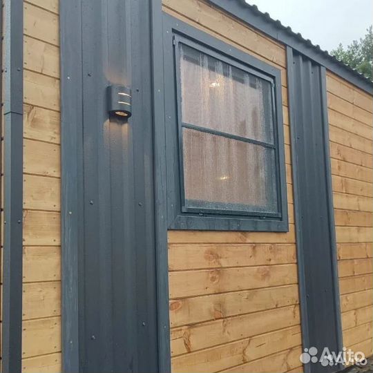 Дом Барнхаус 7х4,8 с террасой DM-8575