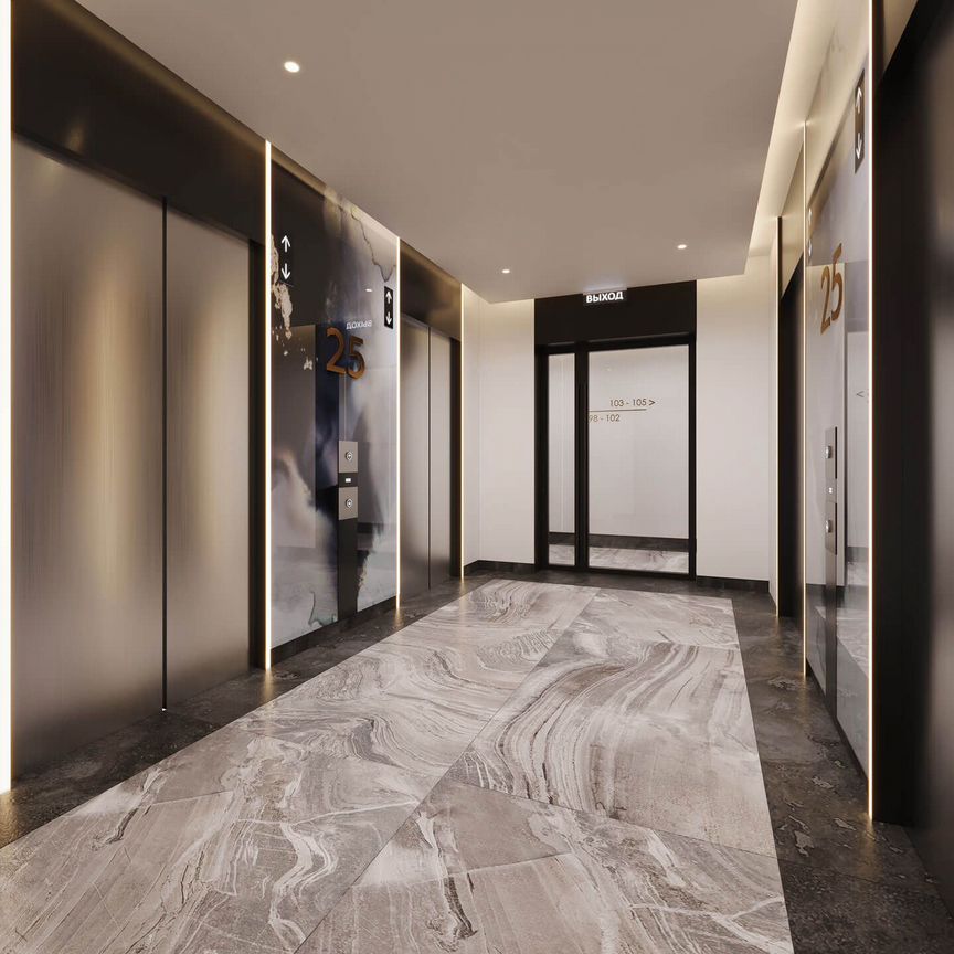 Квартира-студия, 25,6 м², 38/54 эт.