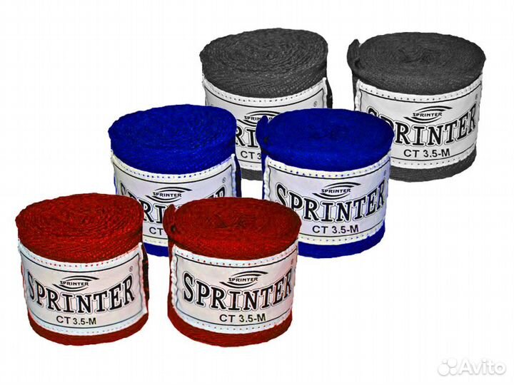 Бинты боксёрские хлопок или хлопок+эластан