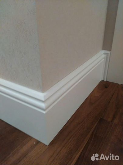 Установка плинтусов