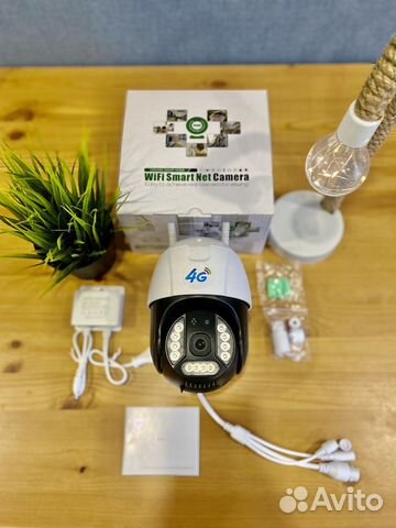 Новинка Умная 4G камера видеонаблюдения (симка)