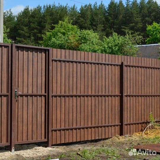 Забор на пучинистых грунтах в Торопце