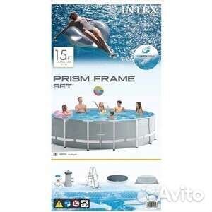 Каркасный бассейн intex 457 122