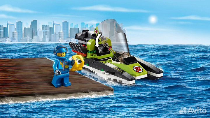 Lego City Гоночный катер 60114 новый