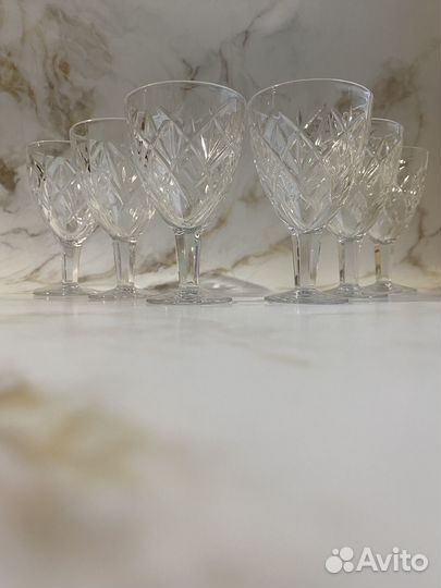 Рюмки хрусталь 6 штук