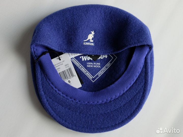 Кепка бесшовная Kangol Wool 504 цвет: Starry Blue