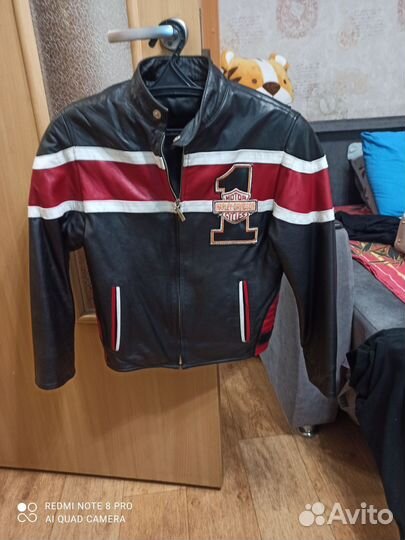 Мотокуртка кожаная мужская